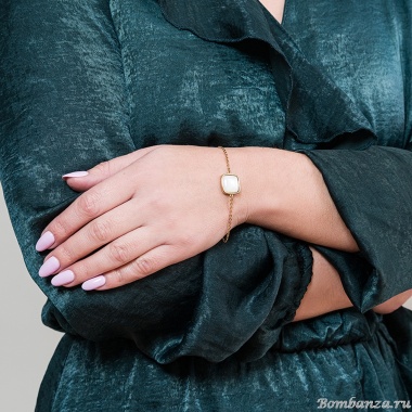 Браслет Fiore Luna, Куб SHELL WHITE